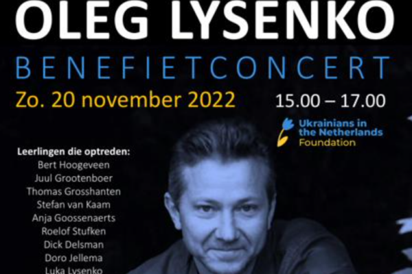 Benefietconcert OLEG LYSENKO